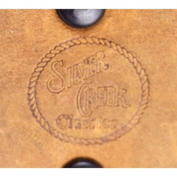 Silver Creek TAN BROWN GENUINE LEATHER 1 3/8"Wd CASUAL DRESS MEN'S BELT 40 (t74 - Picture 8 of 14